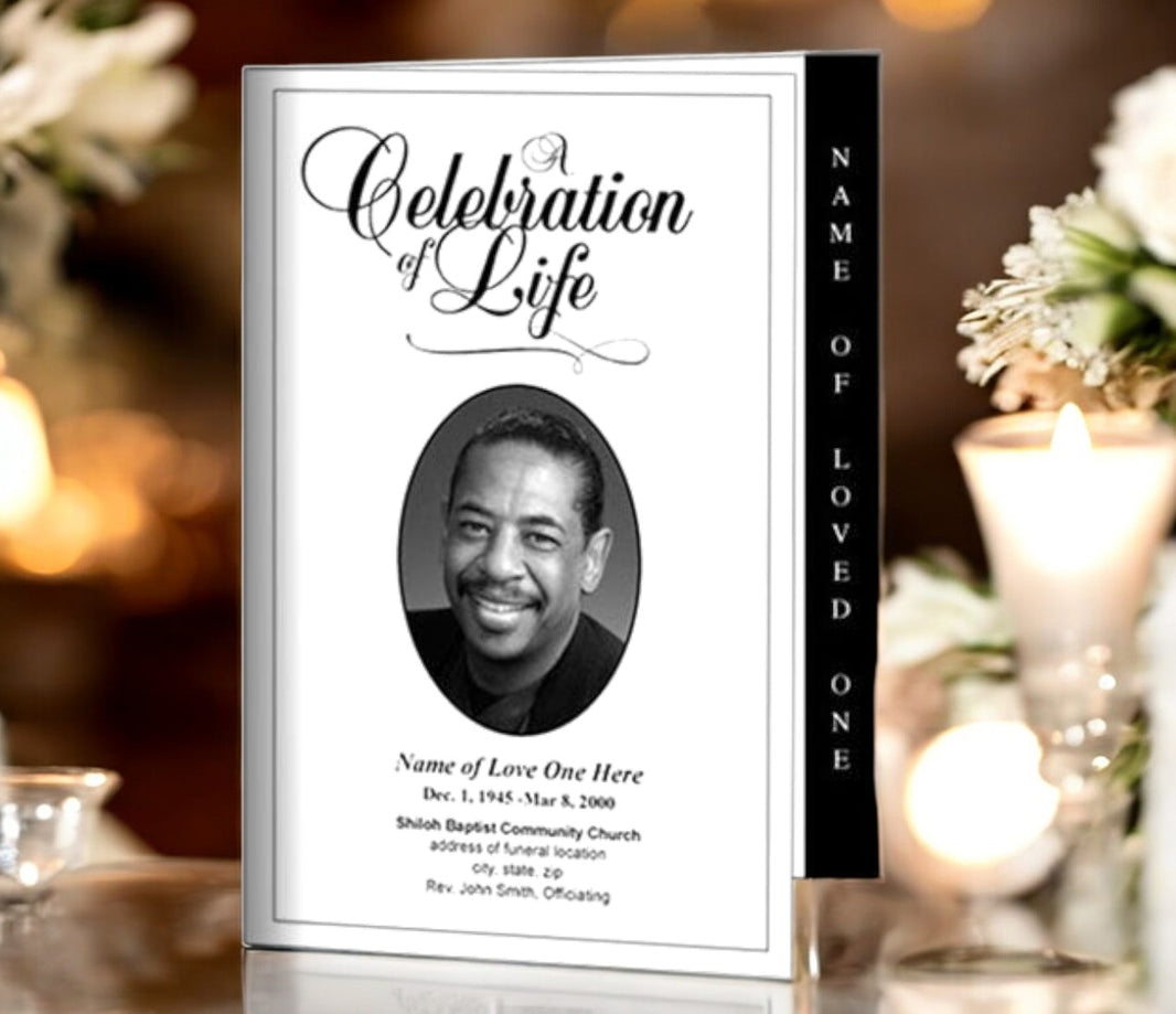 Graduated Funeral Programs Printing – Funeral Program-Site Funeral ...
