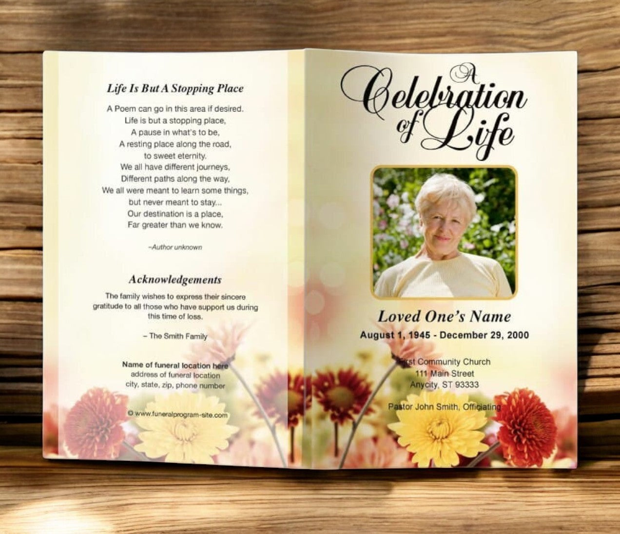 Imperial Funeral Program Template - Funeral Program Site – Funeral ...
