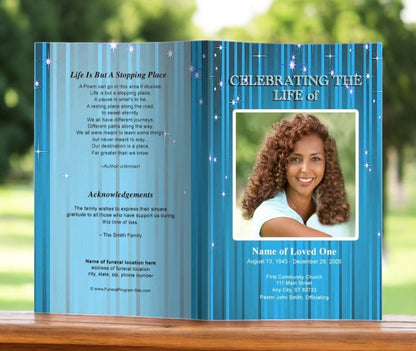 Brilliance Funeral Program Template