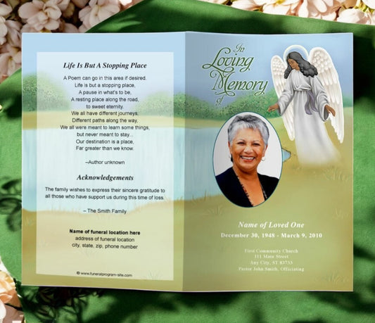 Eve Funeral Program Template