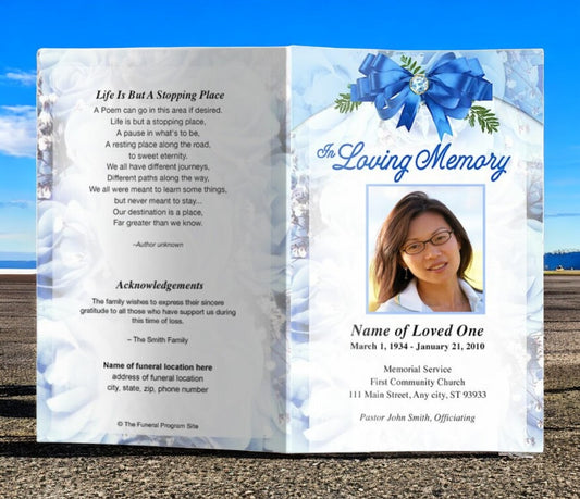 Royal Funeral Program Template