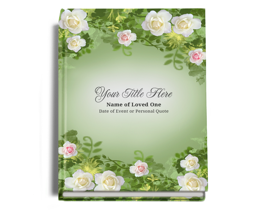 Garden Memorial Funeral Guest Book