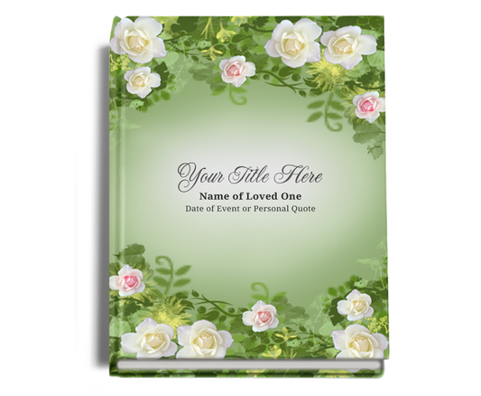 Garden Memorial Funeral Guest Book