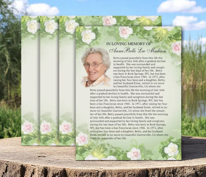 Garden Funeral Flyer Design & Print (Pack of 50)