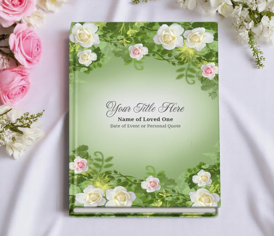Garden Funeral Guest Book