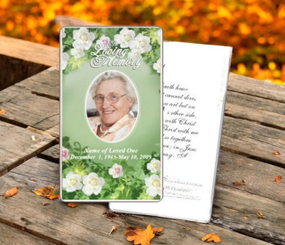 Garden Prayer Card Template