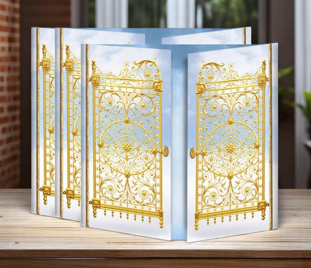 Golden Gates Gatefold Funeral Program Design Print (Pack of 50 ...