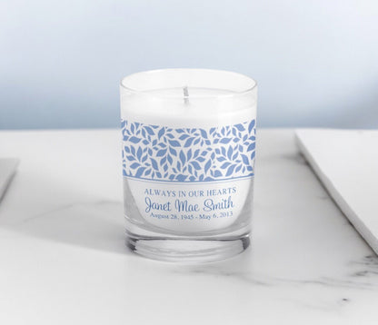 Genesis Personalized Votive Memorial Candle - The Funeral Program Site