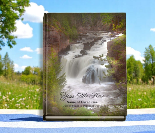 Graceful Funeral Guest Book