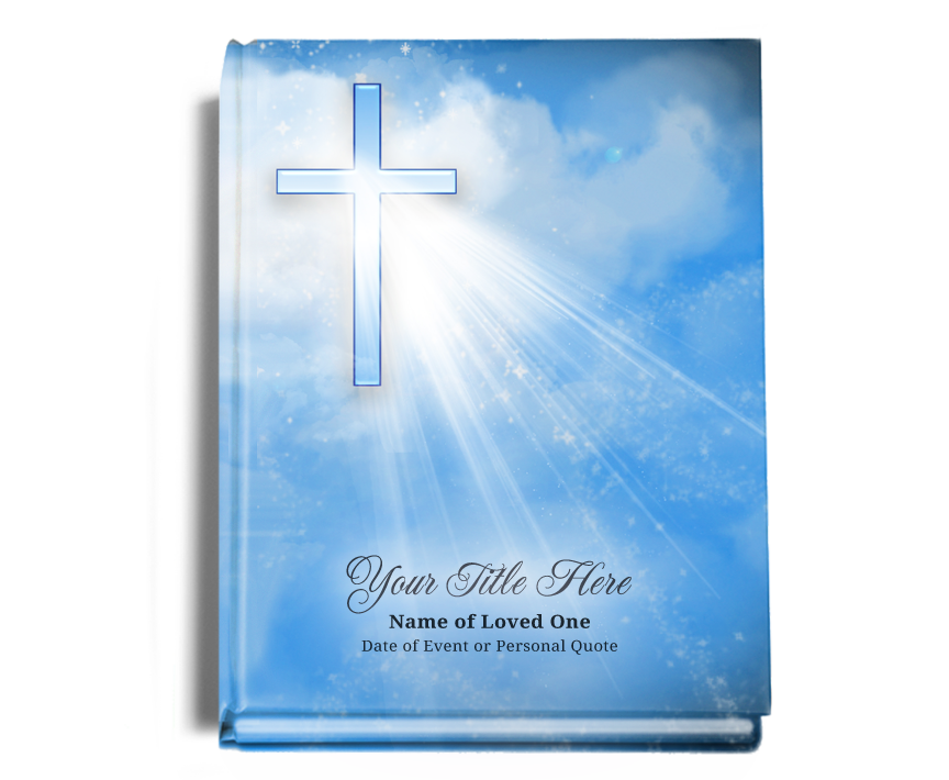 Heaven Memorial Funeral Guest Book