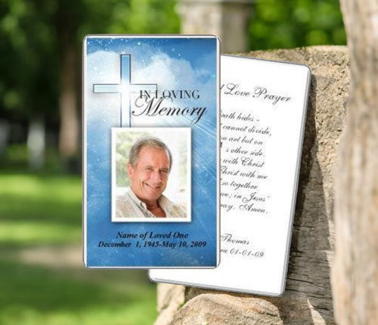 Heaven Prayer Card Template