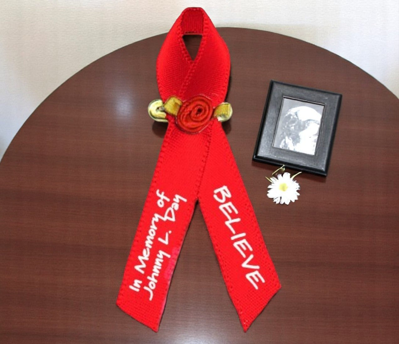 HIV/Aids Awareness Ribbon | Red Awareness Ribbons – Funeral Program-Site Funeral Programs ...