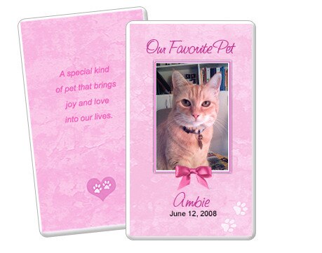 Pet Memorial Cards Design & Print (Pack of 50)