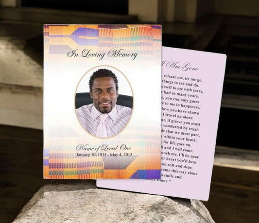 Kente Flat Card Template