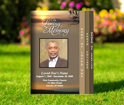 Kenya 8-Sided Funeral Graduated Program Template