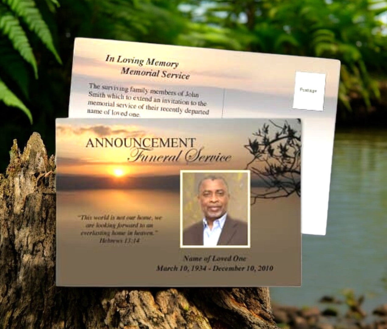 Kenya Funeral Announcement Template