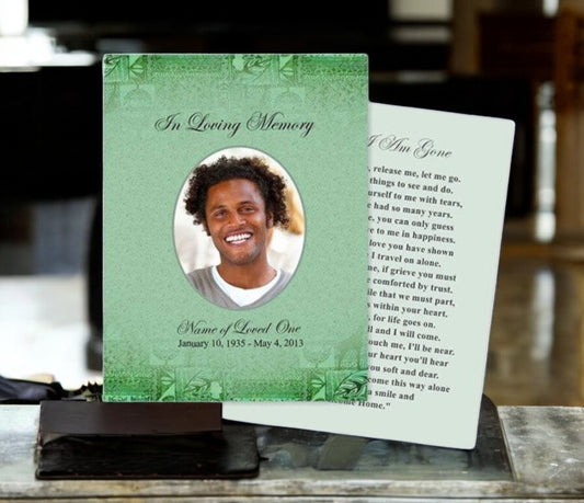 Kwanzaa Small Memorial Card Template