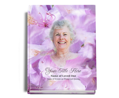 Lavender Memorial Funeral Guest Book