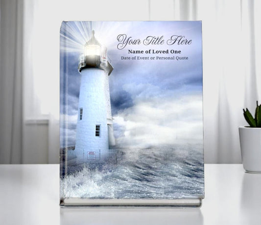 Lighthouse Funeral Guest Book
