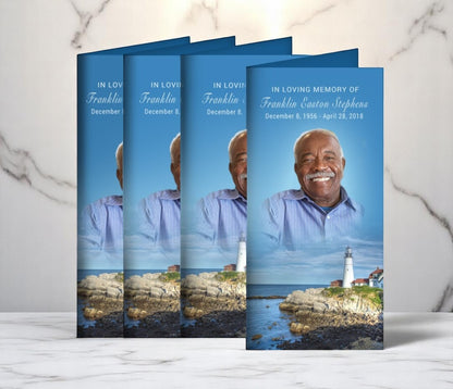 Lighthouse Long Fold Program Design & Print (Pack of 50)