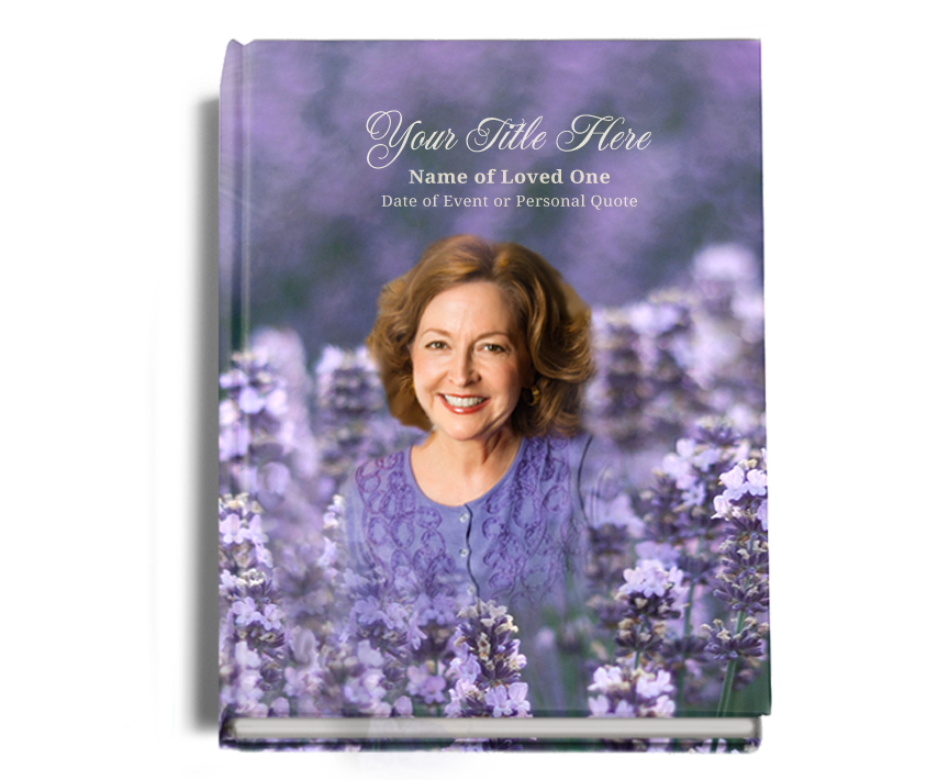 Lilac Memorial Funeral Guest Book
