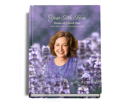 Lilac Memorial Funeral Guest Book