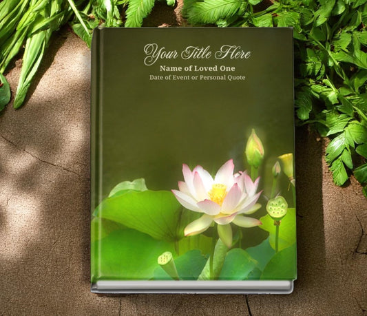 Lotus Funeral Guest Book