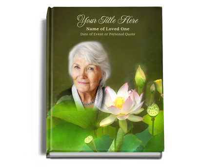 Lotus Memorial Funeral Guest Book