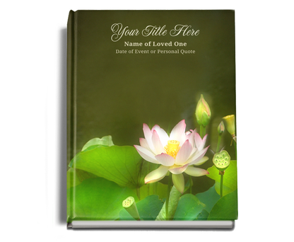 Lotus Memorial Funeral Guest Book