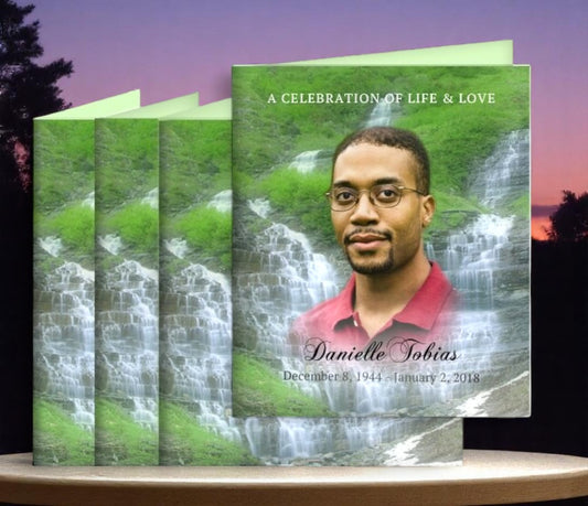 Majestic Memorial Card Design & Print (Pack of 50)