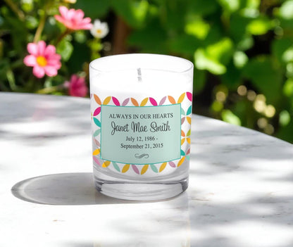 Mandy Personalized Votive Memorial Candle