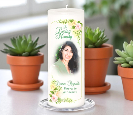 Somerset Wax Pillar Memorial Candle