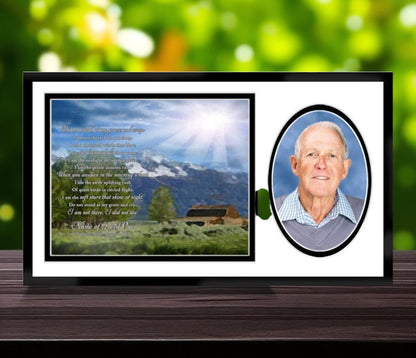 Outdoor Memorial Plaque With Poem