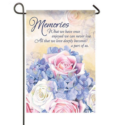 Our Memories Garden or Cemetery Flag - Funeral Program - Site Funeral Programs & Templates