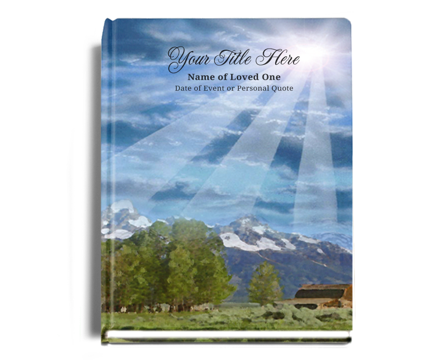 Outdoor Memorial Funeral Guest Book