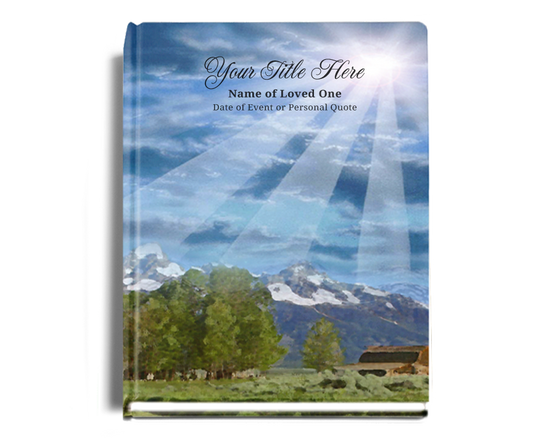 Outdoor Memorial Funeral Guest Book