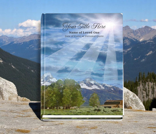 Outdoor Funeral Guest Book
