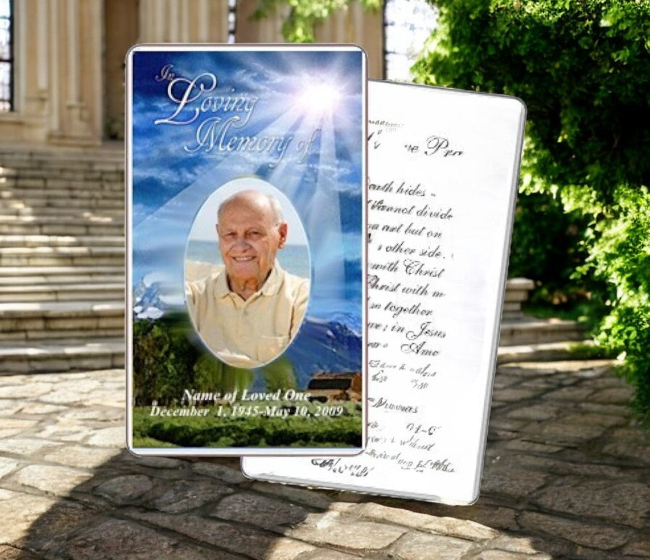 Outdoor Prayer Card Template