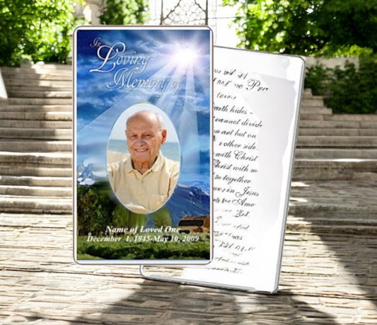 Outdoor Prayer Card Template