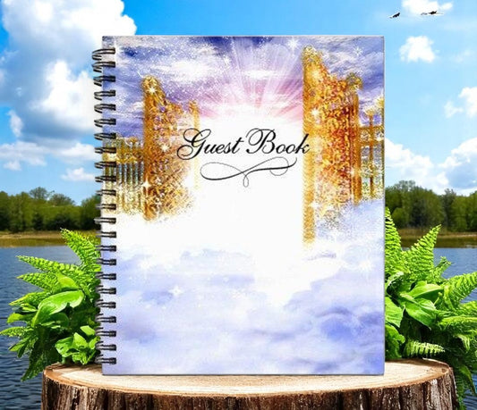 Pathway Wire Funeral Guest Book