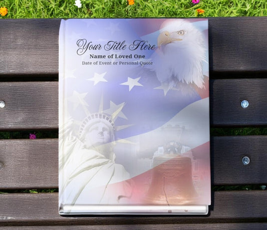 Patriot Funeral Guest Book
