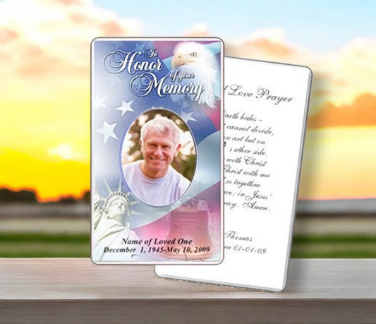 Patriot Prayer Card Template