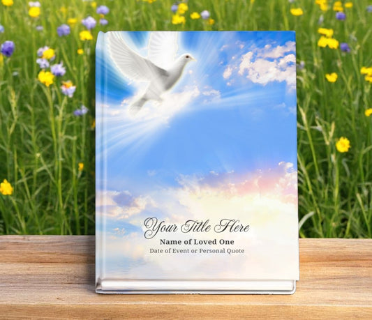 Peace Funeral Guest Book