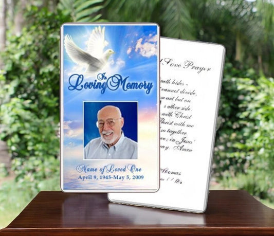 Peace Prayer Card Template