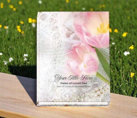 Pearls Funeral Guest Book