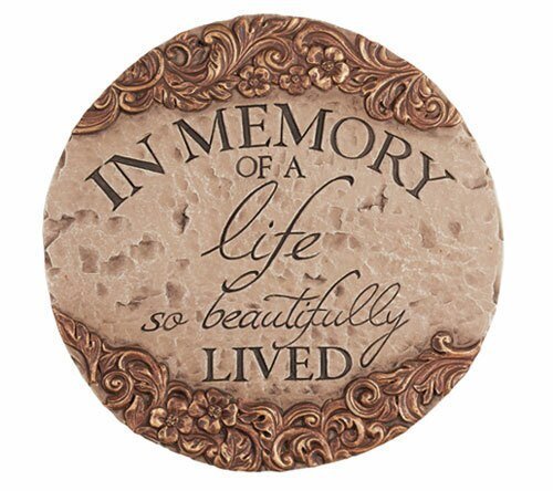 Personalized A Life Memorial Garden Stepping Stone - Funeral Program - Site Funeral Programs & Templates
