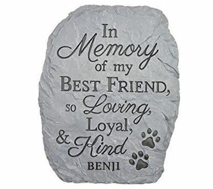 Personalized Best Friend Pet Memorial Stone - Funeral Program - Site Funeral Programs & Templates