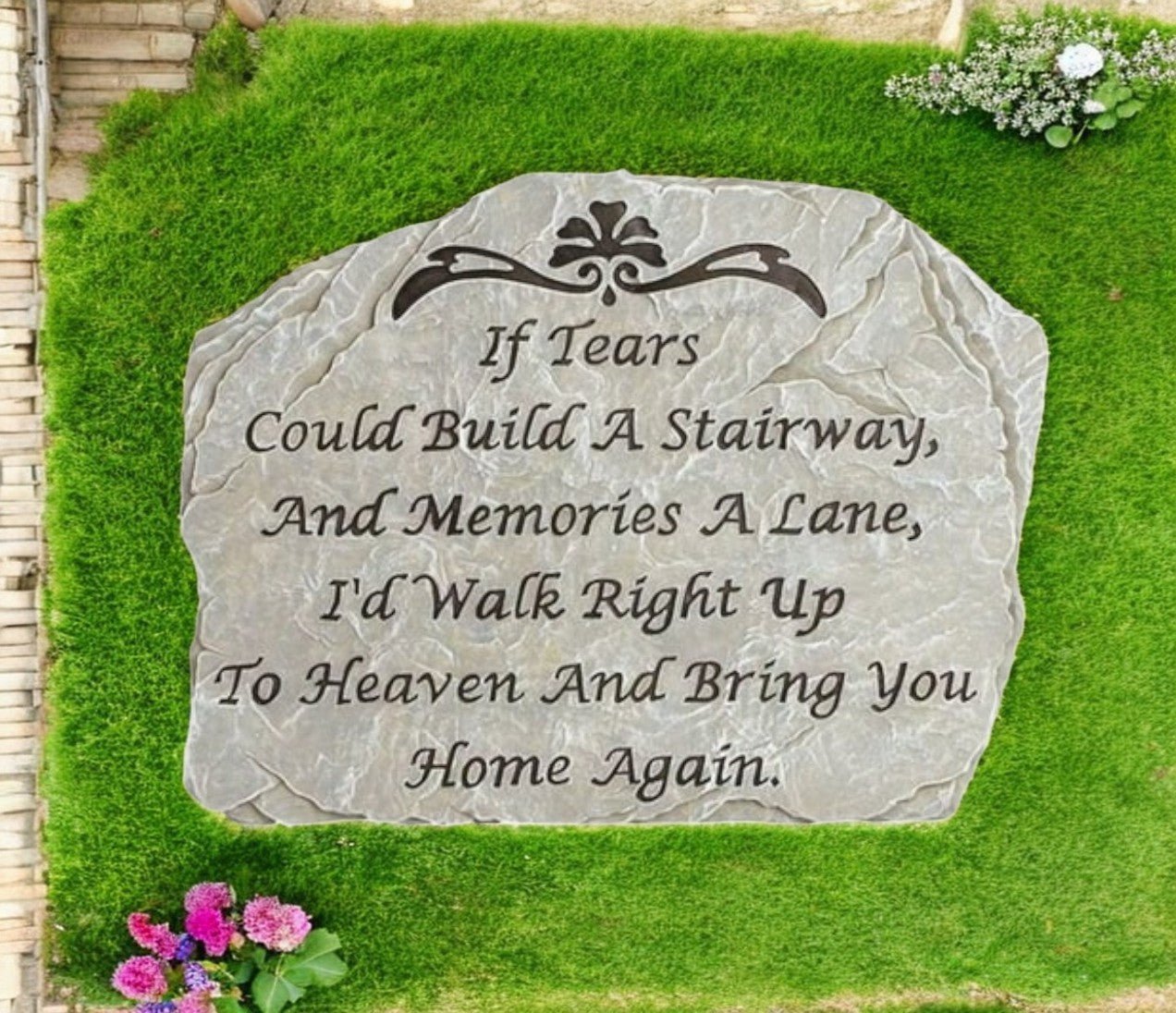 Personalized Build A Stairway Memorial Garden Stepping Stone - Funeral Program - Site Funeral Programs & Templates