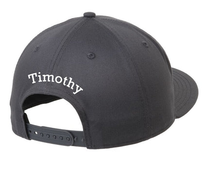 Personalized Funeral Home Logo Flat Bill Baseball Cap - The Funeral Program Site