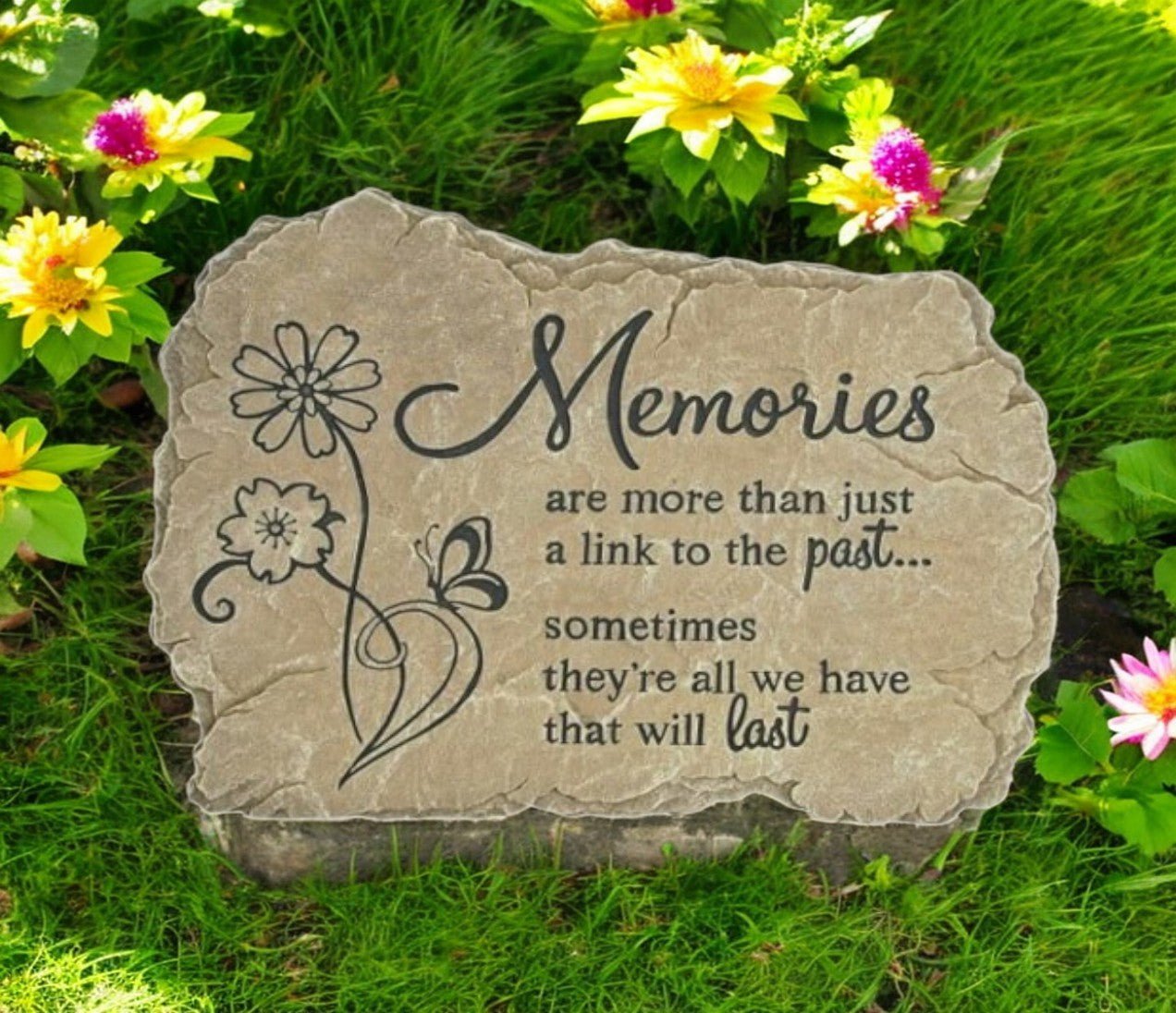 Personalized Memories Memorial Garden Stepping Stone - Funeral Program - Site Funeral Programs & Templates